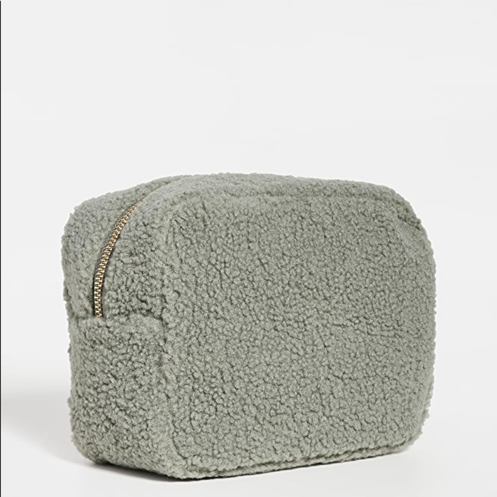 Stoney Clover Lane Cozy Sherpa Large Moss Pouch
